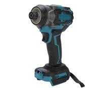Akozon Llave de Impacto Inalámbrica de 1/4 de Pulgada, Eléctrica de 550 Nm con Luz de Trabajo LED, Controlador de Alta Torsión de 3500 Ipm para Batería Bl1840, Eje de Rodamiento Doble de 3 Velocidades
