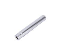 Akozon Llave de Vaso de 6 Puntos de 120mm, Casquillo Hexagonal de Acero de 8mm con Accionamiento de 3/8in para Acceso a Pernos de Largo Alcance en Reparación Automotriz (14mm)