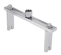 Akozon Llave para tapa de bomba, llave universal para depósito de combustible Herramienta de desmontaje de tapa de combustible ajustable para coche