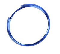 Akozón Llavero Remoto, Anillo de Control Remoto de Aleación de Aluminio para MIni New 2008-on para MIni R55 R56 R57 R58 R59 R60(Azul oscuro)