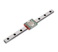 Akozon LML12B Guía de Deslizamiento Lineal Longitud de 100 mm con Bloque Deslizante de Extensión(200mm)