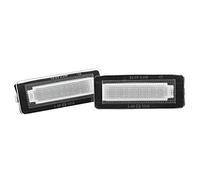 Akozon Luz de matrícula, 2 uds., Lámpara de luz LED para matrícula de número de coche, compatible con Smart Fortwo W450 W451 W453