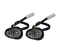 Akozon Luz De Se?Al De De Motocicleta 1 Par L¨¢Mpara Indicadora De Luz Intermitente Led ¨¢Mbar Montaje Empotrado Para Yzf R1 2002-2008 Yzf R6 2003-2014 Yzf R6S 2006-2009(Fumar)