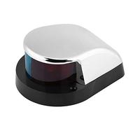 Akozon Luz de Señal de Proa para Barco de 12V Barco Yate Marino Luz de Señal LED Bicolor Lámpara de Navegación de Proa