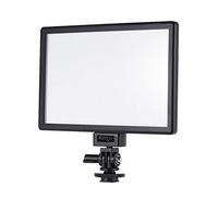 Akozon Luz de Vídeo LED Ultradelgada Profesional con Brillo Ajustable y Temperatura de Color Dual, 987LM 3300K 5600K CRI95+ para DSLR para Videocámaras