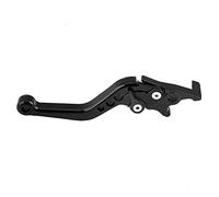 Akozon Manetas Freno Moto Juego de palancas de freno 1 par CNC de aluminio motocicleta modificación de scooter palanca de freno de doble disco Universal Bici eléctrica (negro)