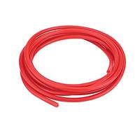 Akozon Manguitos Silicona Coche Manguera de vacío de silicona de 4 mm, Aire Manguera universal para coche, 5 metros, tubo de silicona de vacío, tubo de silicona (-60 ~ +260 ℃), azul/rojo (rojo)