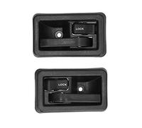 Akozon Manija de la Puerta del Coche 2PCS Manija de Puerta Interior Piezas de Automóvil de la Manija de Puerta Interior Automática ABS 55176477AB Izquierda Derecha Interior para