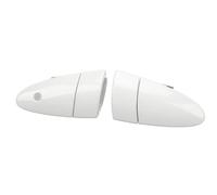Akozon Manija de Puerta Exterior del Automóvil 72141 Szt G01 Manija Exterior Izquierda Derecha Apta para Cr-Z 2011-2015 Construcción de ABS/metal, Acabado Brillante, Reemplazo OE (WHITE)