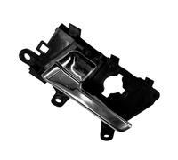 Akozon Manija de Puerta Interior de Automóvil, Acabado Cr de Alto Brillo, a Prueba de Calor, a Prueba de Impactos, Plástico ABS, Reemplazo de Ajuste Directo para Manija de Puerta (Izquierda: