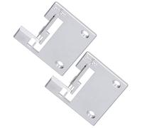 Akozon Máquina Overlock de Repuesto para Placa de Aguja de Coser, Tablero de Agujas de Hierro, 2 uds.