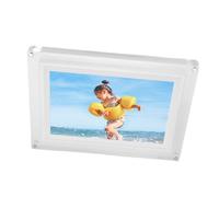 Akozon Marco de Imagen Digital Acrílico de 10.1 Pulgadas con Luz LED, Interfaz USB2.0 de Alta Velocidad, Memoria de 8 GB, Reproductor de Música y Video - para la Decoración de