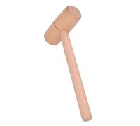 Akozon Martillo de Madera de 2 Uds, Herramienta Multiusos para Carpintería con Junta Insertada para Instalación de Muebles, Tallado de Mariscos, Agrietamiento, Uso Doméstico y de Fábrica (talla