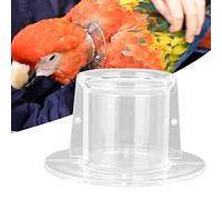 Akozon Mascota Loro Anti, Curación de Heridas Loro Anti Mordedura Recoger Plumas Lamiendo Heridas Curación Cuello Protector Cuello para Pájaro (L diámetro Exterior 9,5 diámetro Interior 4,5)
