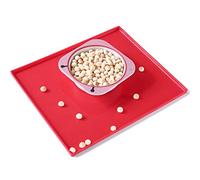 Akozon Mat de Pastel de Rollo Suizo - Hoja de Bandeja de Horno Flexible para Bandeja de Rollo de Gelatina | Molde de Silicona de Grado alimenticio: Ideal para Pasteles, Sushi y Más (rojo)