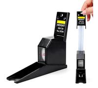 Akozon Medidor de Altura con Cinta Métrica Retráctil, 2 Metros de Altura, Negro