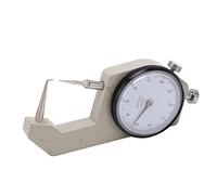 Akozon Medidor de Espesor de 0 a 20 Mm con Pantalla de Puntero de Escala Transparente Micrómetro de Espesor Portátil para Tubo de Tela Metálica Medición de Placa de Cuero y Alta Precisión 0,1 Mm