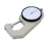 Akozon Medidor de Espesor de 0 a 20 Mm con Pantalla de Puntero de Escala Transparente Micrómetro de Espesor Portátil para Tubo de Tela Metálica Medición de Placa de Cuero y Alta Precisión 0,1 Mm