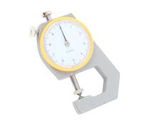 Akozon Medidor de Espesor de 0 a 20 Mm con Pantalla de Puntero de Escala Transparente Micrómetro de Espesor Portátil para Tubo de Tela Metálica Medición de Placa de Cuero y Alta Precisión 0,1 Mm