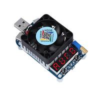 Akozon Medidor de Flujo de Voltaje de Resistencia de Carga Electrónica USB Probador de Batería de Descarga Hd35 5A 35W