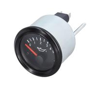 Akozon Medidor de Presión de Aceite de Aceite de 52 Mm 0-5BAR LED Retroiluminado Medidor de Motor Impermeable, Medición Precisa de Presión de, Instalación Simple para Vehículos y Generadores (24V