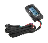 Akozon Medidor de Temperatura de Aceite y Tiempo de Voltaje 4 en Motocicleta, Pantalla Digital Universal M14X1.25 Dc12V para Motocicleta (M14*1,25)