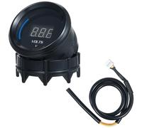 Akozon Medidor de Voltaje Digital de 2 "52 Mm, Kit de Voltímetro LED Azul DC12V para Vehículo Marino para Camiones de Automóvil