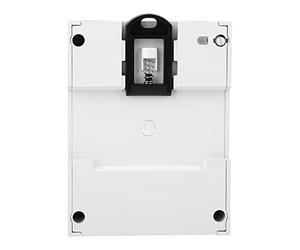 Akozon Medidor Potencia Monofásico Montado Riel DIN 4P Pantalla LCD Medidor KWh Digital Riel DIN Circuito Interior Lectura Datos Consumo Energía Monitoreo Tiempo Real (20(80) A)