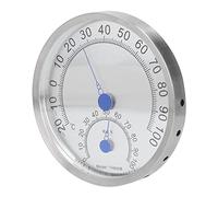 Akozon Menos Acero del Termómetro Redondo Resistente Al Calor con Accesorio Multifuncional para Uso Doméstico (sin soporte)