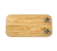 Akozon Mesa de Barco de Madera Maciza con 2 Portavasos, Panel de Escritorio Extraíble para Yate Marino RV (Yellow)