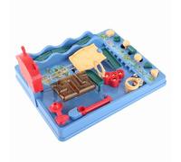 Akozon Mesa de Laberinto de Akozon Portable Mini Water - Juego de Escritorio Dinámico para Adultos y Niños - Fun Actividad Familiar y Juguete para Aumentar el Cerebro