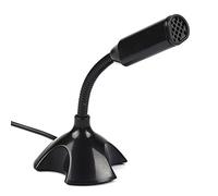 Akozon Micrófono de Condensador, Mini USB 2.0 Micrófono Flexible Profesional Red Soporte de Escritorio Micrófono para PC Laptop KTV Chat Web Videoconferencia Canto Escritorio Flexible