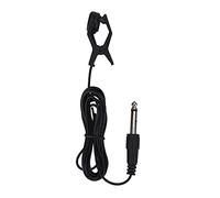 Akozon Micrófono de Contacto con Pastilla Portátil con Clamp/Holder, Captación Vocal para Instrumentos Afinadores, Pastilla Universal Portátil, Micrófono con Captación Vocal con Clamp/Holder para