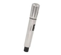 Akozon Micrófono Inalámbrico UHF de Metal, Reducción Dinámica de Ruido, Micrófono Inalámbrico Recargable para Karaoke, Puesta en Escena (Silver)