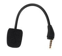 Akozon Micrófono para Auriculares para Juegos Cloud III: Micrófono de Repuesto de 4 Pines de 3,5 Mm con Enchufe Chapado en Oro, Diseño Flexible, Cubierta de Espuma de Reducción de Ruido y Brazo de
