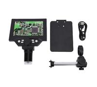 Akozon Microscopio Electrónico Digital de 5,5 Pulgadas con Pantalla HD y Aumento de 1000X con 8 Luces LED.