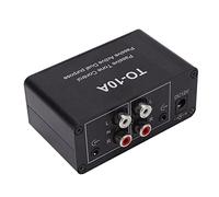 Akozon Mini Audio Preamplificador de Audio con bajo Consumo de Energía, Misma Entrada/Salida, Control Volumen y NE5532, Adecuado para CD, DVD, MP3, Televisores, Computadoras, Amplificadores