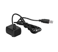 Akozon Mini Bomba Sumergible con Enchufe Usb, CC sin Escobillas, 230L/H, 12V, para Acuario Hidropónico, Herramientas Eléctricas de Jardín con Base de Ventosa