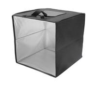 Akozon Mini Caja de Luz para Estudio Fotográfico de 30 Cm - Tienda de Campaña LED Portátil con Fondos de 6 Colores