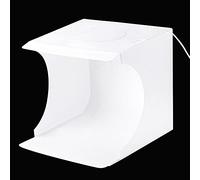 Akozon Mini Caja de Luz Plegable, Kit de Estudio de Fotografía para Artículos Pequeños, Paneles Portátiles, Caja Suave con Paños de Fondo