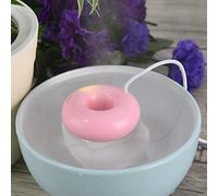 Akozon Mini Humidificador USB Portátil con Forma de Rosquilla para el Hogar, la Oficina y el Coche, Pulverizador de Atomización para Aire Fresco en Cualquier Lugar (PINK)