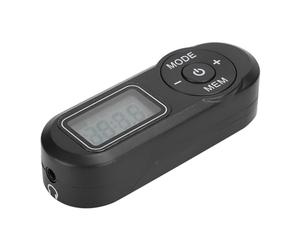 Akozon Mini Radio Portátil Compacta con Pantalla LCD de 1,1 Pulgadas, Reproductor de Música con Radio FM, Ideal para Viajar, Trotar, Acampar, Hogar y Oficina - Viene con