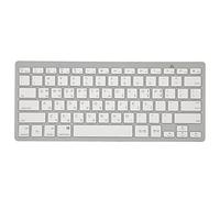 Akozon Mini Teclado Bluetooth, inalámbrico, 78 Teclas, Ultrafino, portátil, Ultrafino, con Cable, para Ordenador, para Android OS X, iOS, Coreano y Compacto, con
