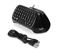 Akozon Mini Wireless Blue Oo H, Teclado Gaming Cha Pad para Juegos Teclado Ion 4 Gamepads S Andard con Rollers con Rollermini Wireless Remo e con Roller