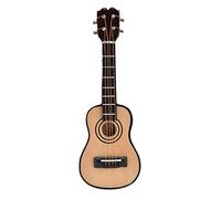 Akozon Modelo de Guitarra de Madera en Miniatura de Casa de Muñecas de Akozon 1/12 - Mini Pantalla de Guitarra Artesanal para Accesorios de Casa Muñecas (Guitarra clásica)