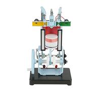 Akozon Modelo del Motor Combustión Interna De 4 Tiempos Instrumento De Enseñanza del Experimento De La Física