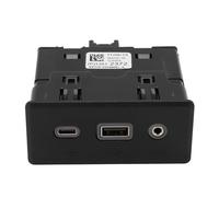 Akozon Módulo de Receptáculo USB para Reproductor de Audio, Interfaz de Cargador de Repuesto, Reproducción de Música para Consola Central Malibu GX, Kit de Conectividad para Automóvil