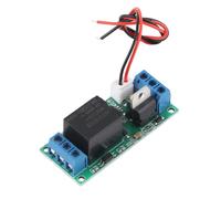 Akozon Módulo de relé de Autobloqueo de 12 V con Disparador Doble - Interruptor de Parada de Arranque Momentáneo para Control de Carga CC CA - Activación con un Botón para Fácil Operación (12V)