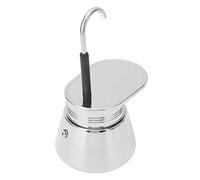 Akozon Moka de una Sola Porción de Acero Inoxidable - Italiana Casera para un Sabor Rico - Perfecta para Estufa (50ML)