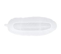Akozon Molde Epoxi para la Bandeja de Almacenamiento de Forma de Pluma - Molde de Silicona para Fundición de Resina de Bricolaje, Organizador de Joyas y Decoración del Hogar - Diseño Elegante de